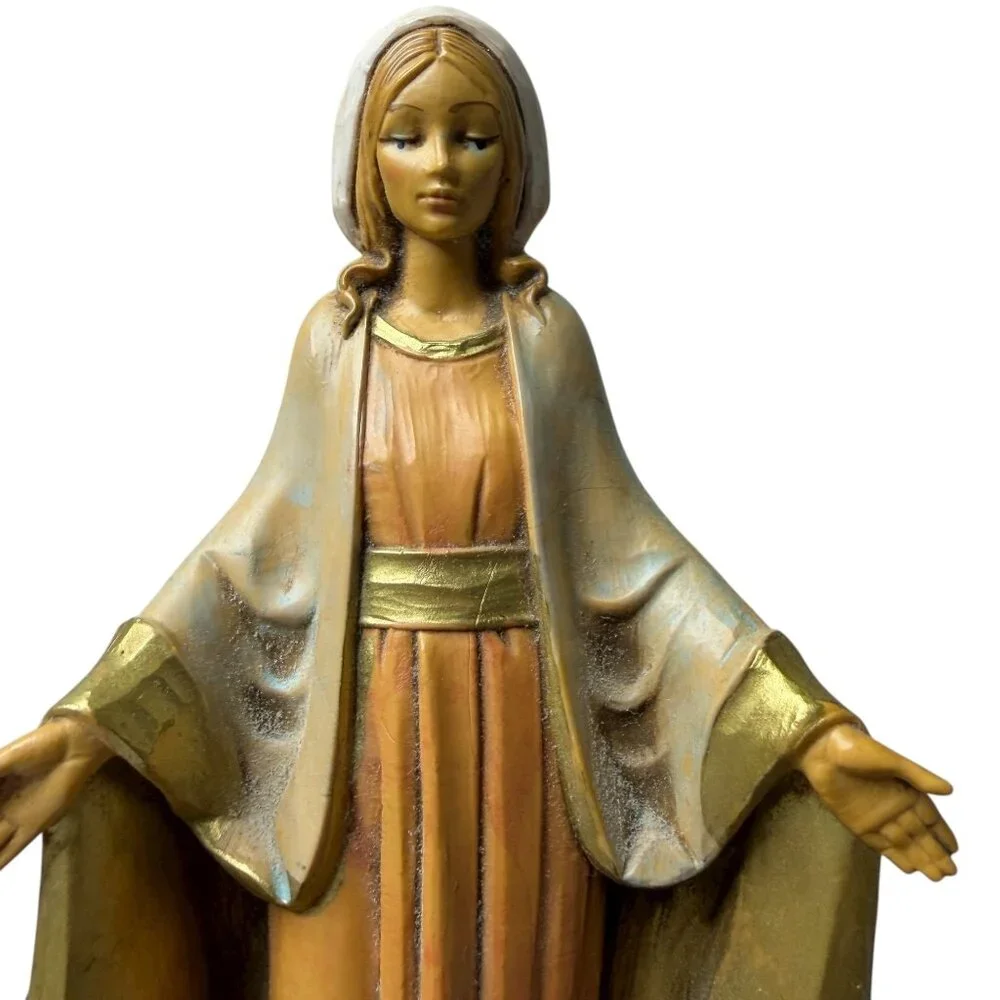 Fontanini Our Lady of Grace Figurine 1985 Depose Italy 651 Virgin Mary Statue VT - Picture 2 of 8